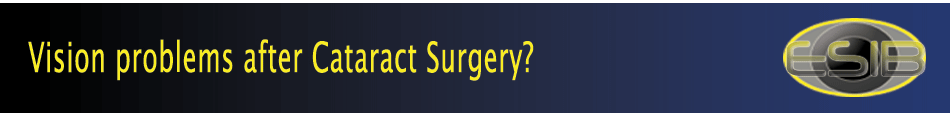 Vision problems after cataract surgery